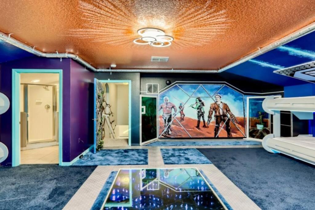 The Marvel Mansion 5Br Pool Home Near Disney World Orlando Exteriör bild